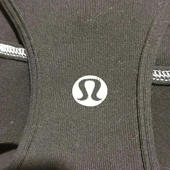 LULULEMON Swift Speed Racerback Black Tank Top - Picture 3 of 3
